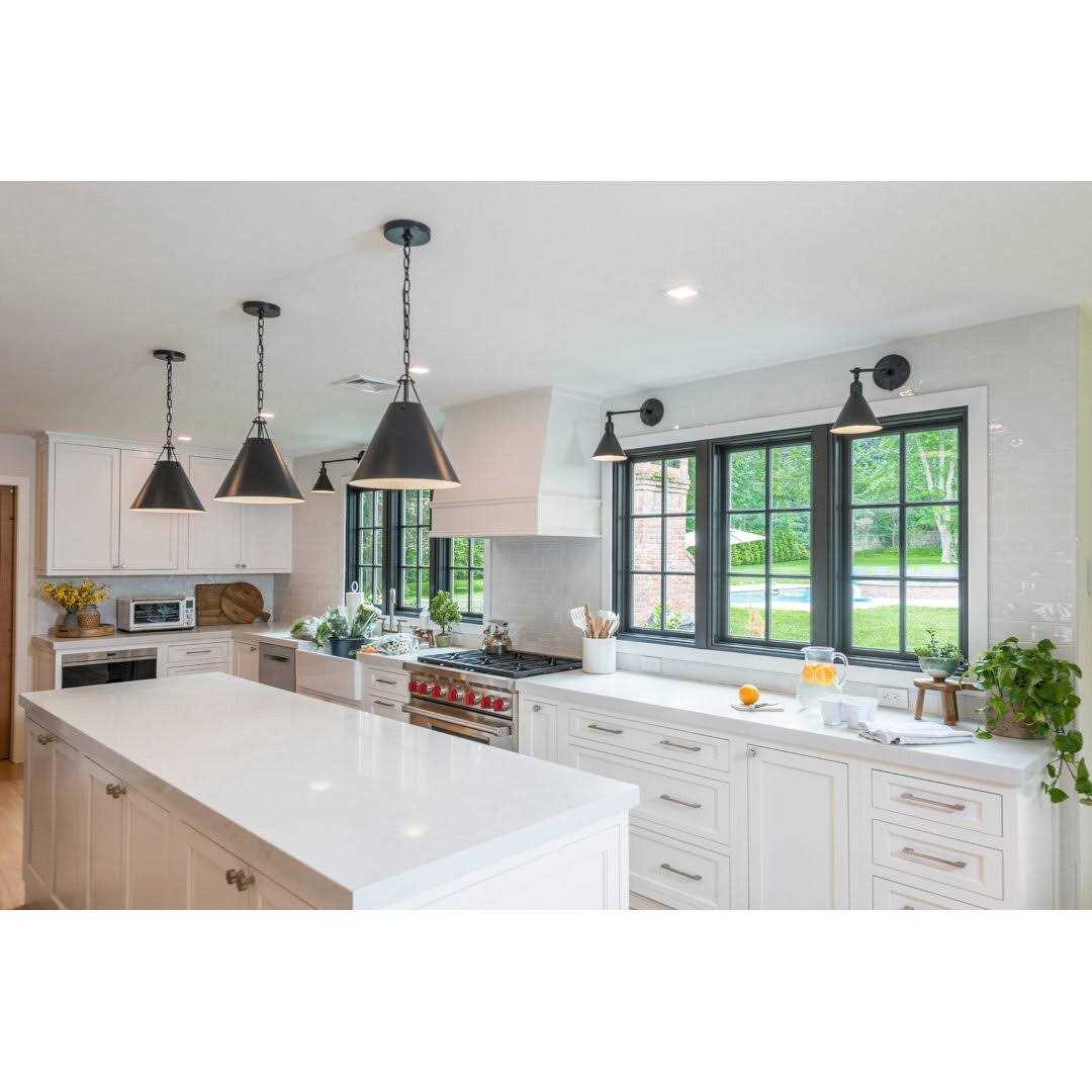 Joss & Main Kinston 1 Light Cone Pendant Finish - Image 4