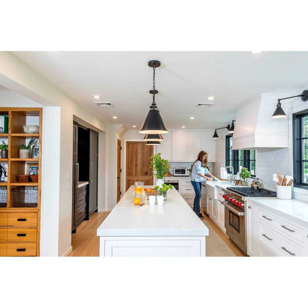 Joss & Main Kinston 1 Light Cone Pendant Finish - Image 5