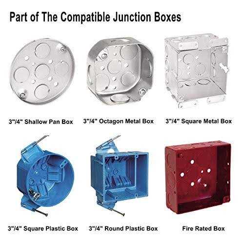 JULLISON 8 Packs 6 Inch LED Low Profile Recessed Surface Mount Disk Light - Image 5
