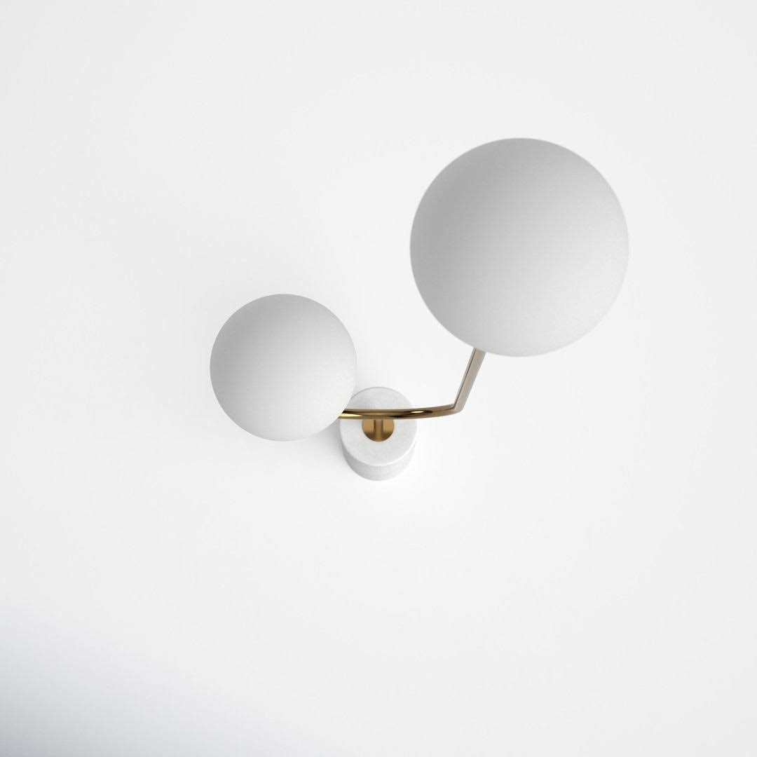 Joss & Main Ixia Contemporary Marble 73 Tree Floor Lamp Base Finish - Image 3