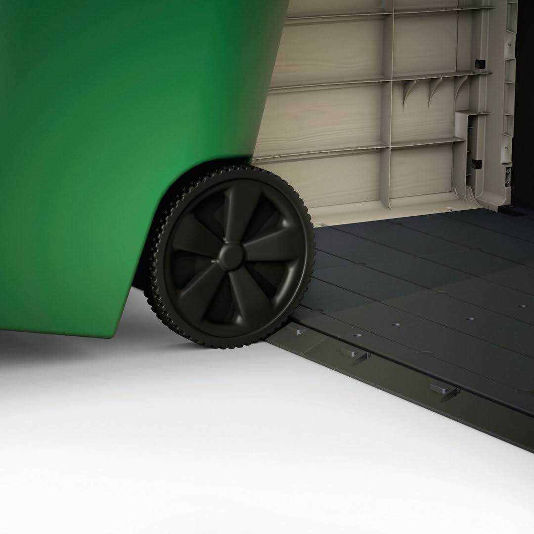 Keter Store-It-Out Prime Outdoor Resin Horizontal Storage Shed - Image 4