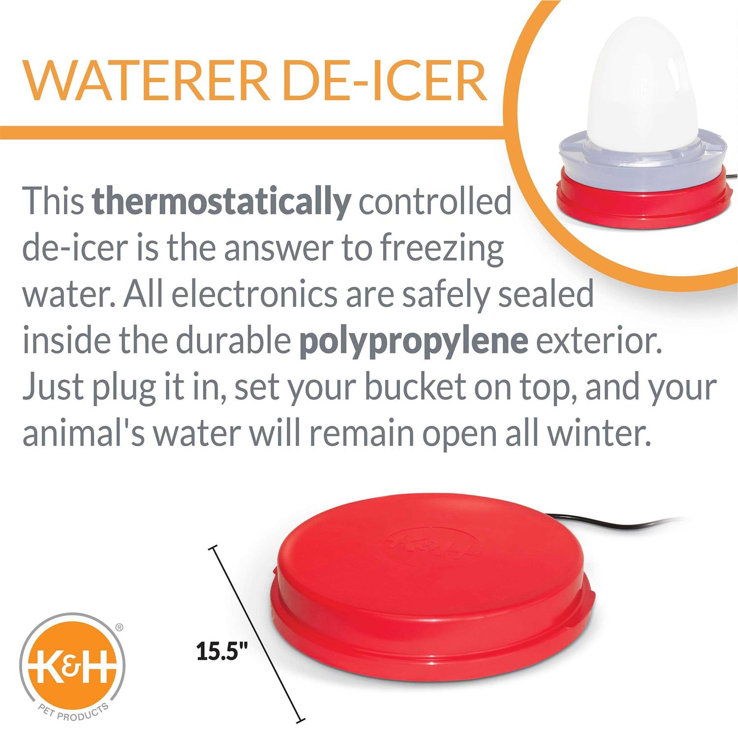 K&H Pet Products Universal Waterer Deicer - Image 3