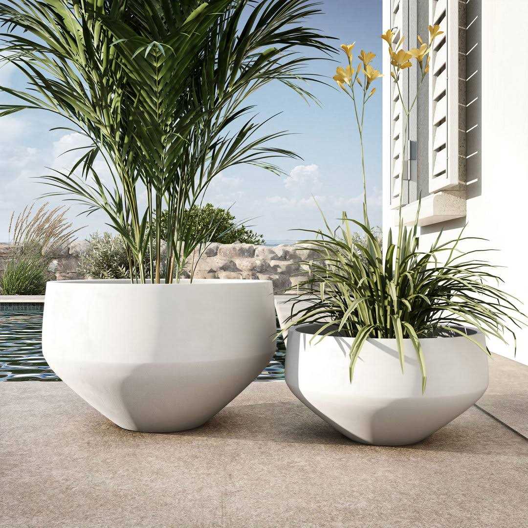 Joss & Main Paralimni Resin Pot Planter - Image 3