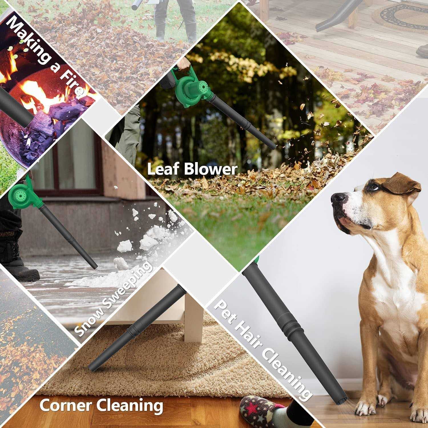 K I M O. KIMO Cordless Leaf Blower 2-IN-1 20V Lithium Battery Leaf Vacuum - Image 5