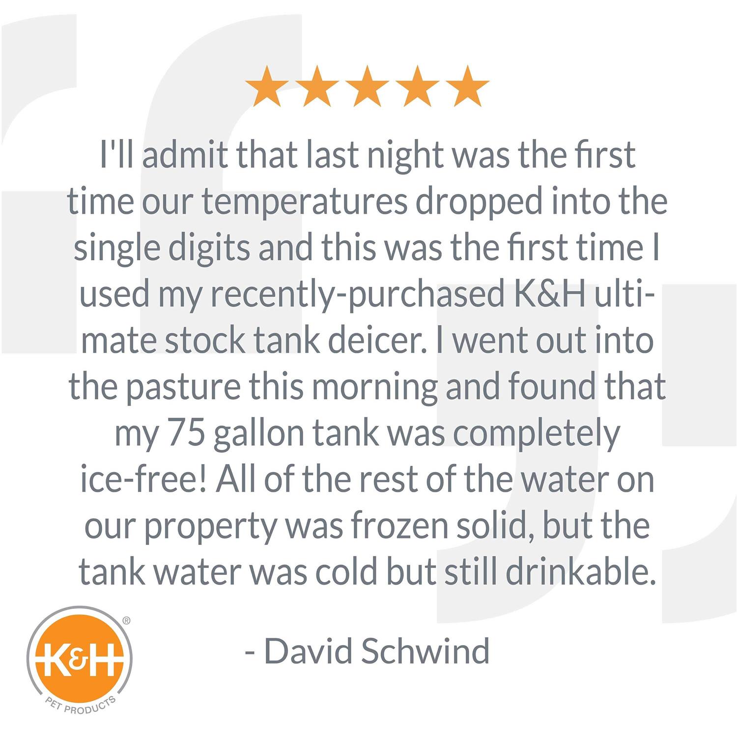 K&H Ultimate Stock Tank De-Icer - Image 4