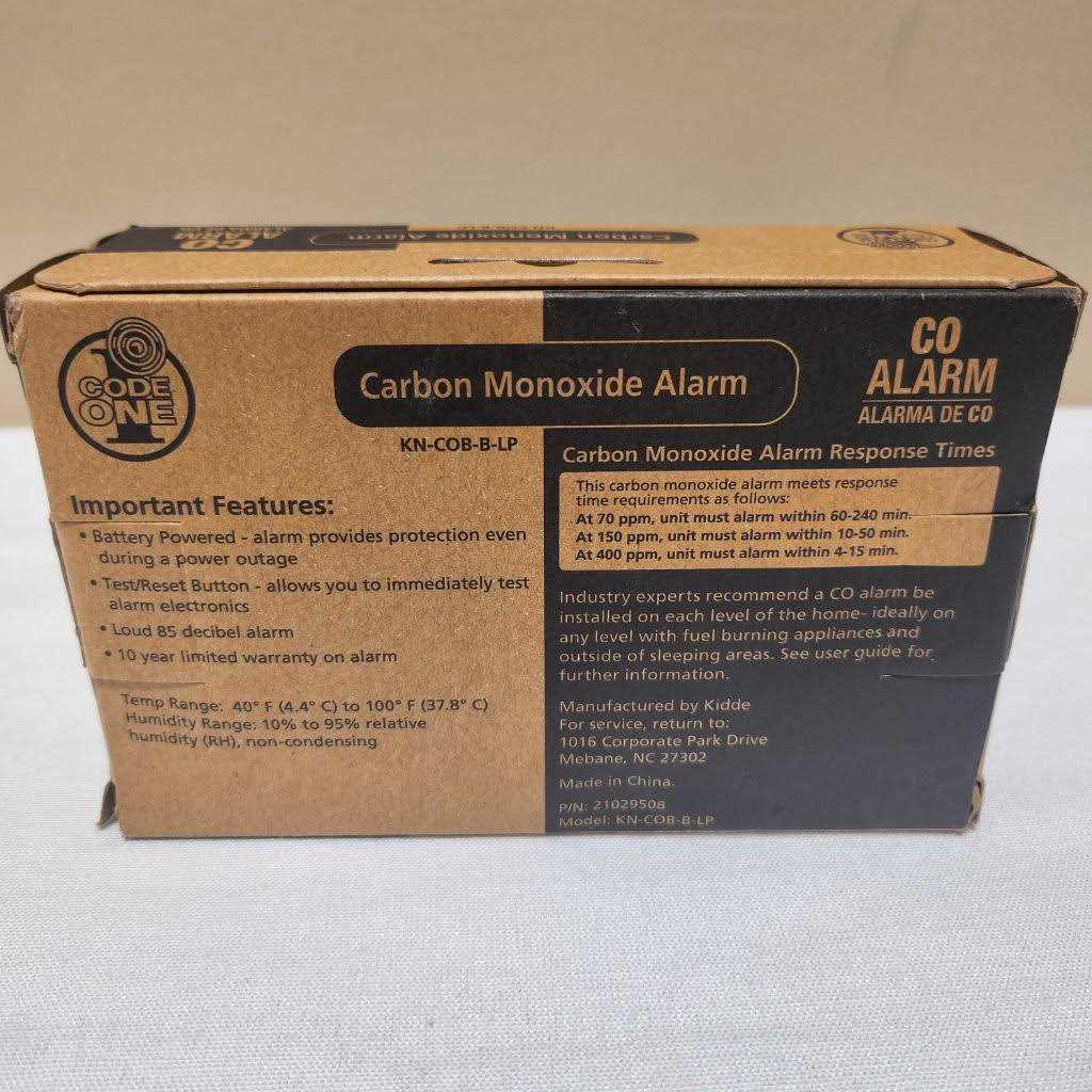 Kidde Code One Carbon Monoxide Detector - Image 3